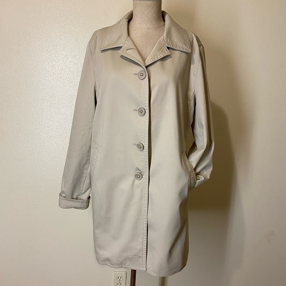 Coach Women's Beige Trench Coat